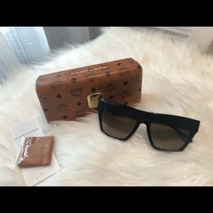 MCM Retro Studded Havana Sunglasses